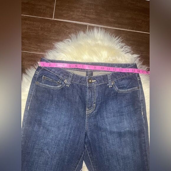 Calvin Klein flare dark denim sz 10 - Picture 5 of 7
